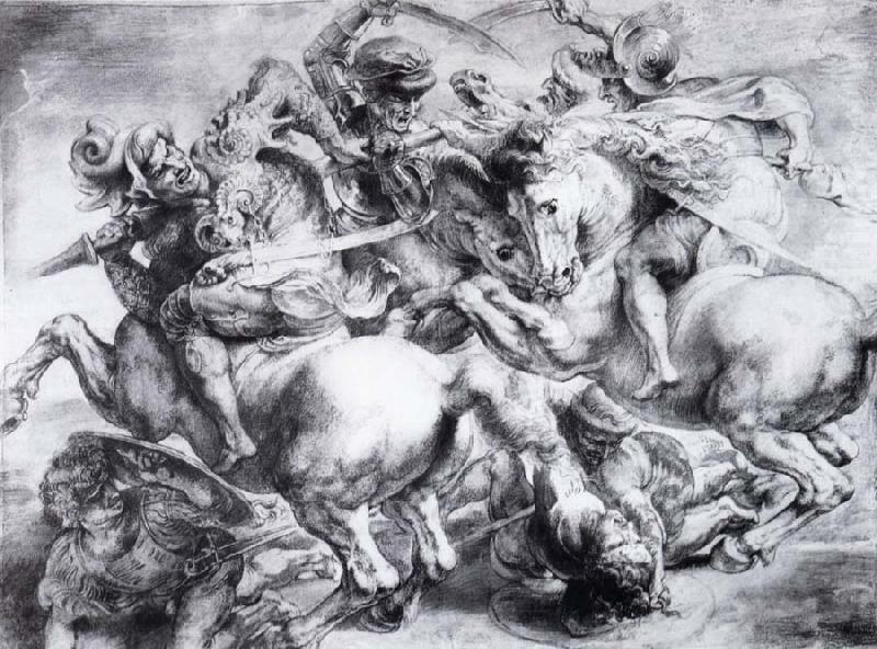 The Battle of Anghiari, Leonardo  Da Vinci